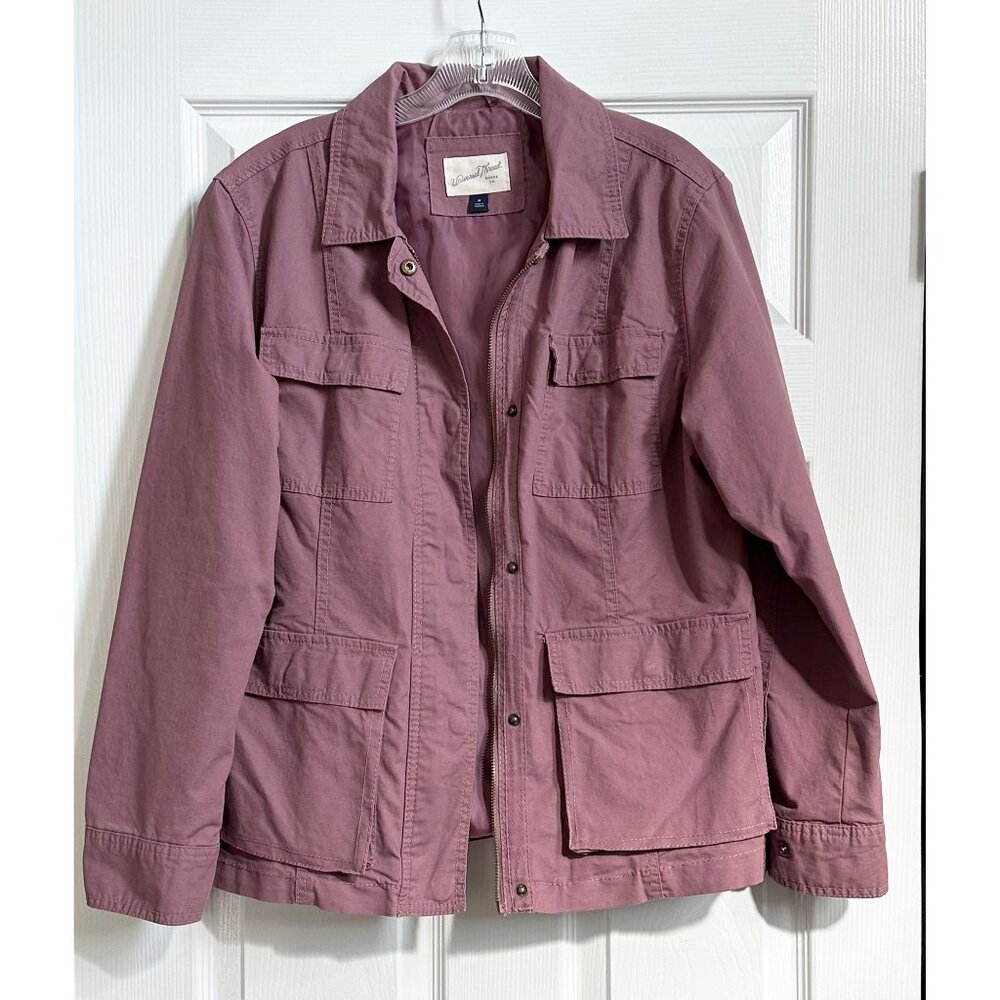 Universal Thread Lavender Orchid Canvas Jacket - Size M